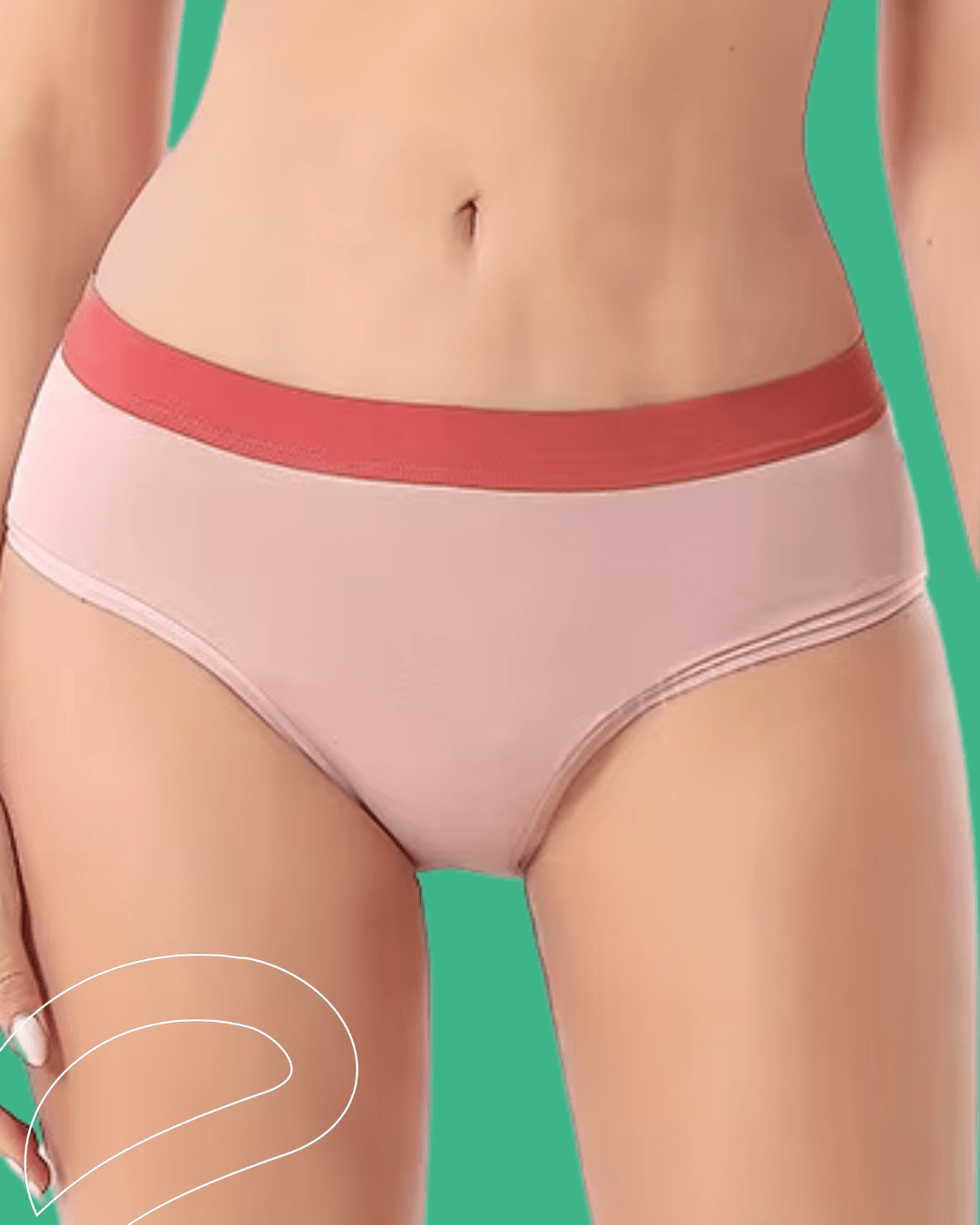 Bombacha menstrual absorbente para niñas y adolescentes, descuentos por set de 2 y 3