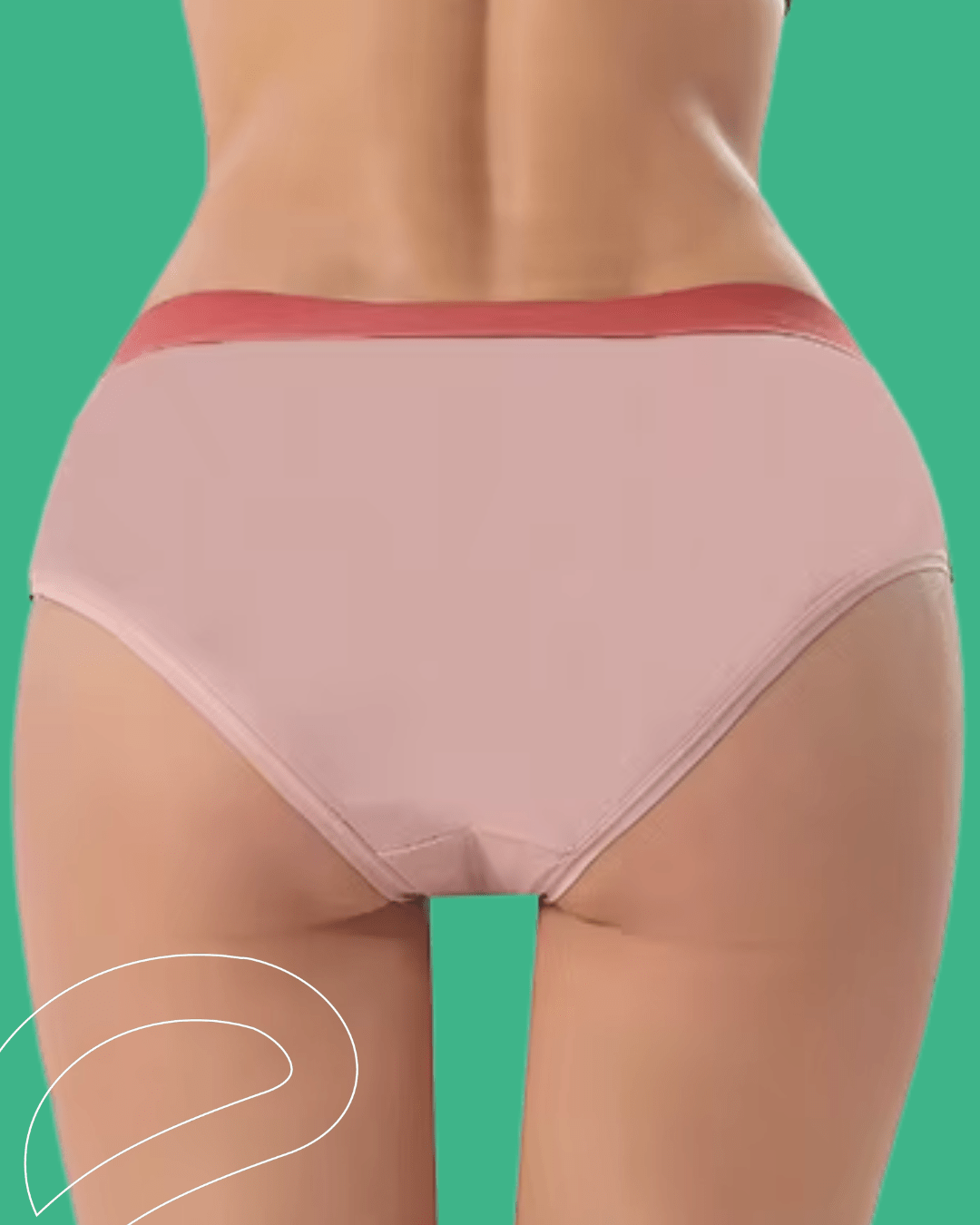 Bombacha menstrual absorbente para niñas y adolescentes, descuentos por set de 2 y 3